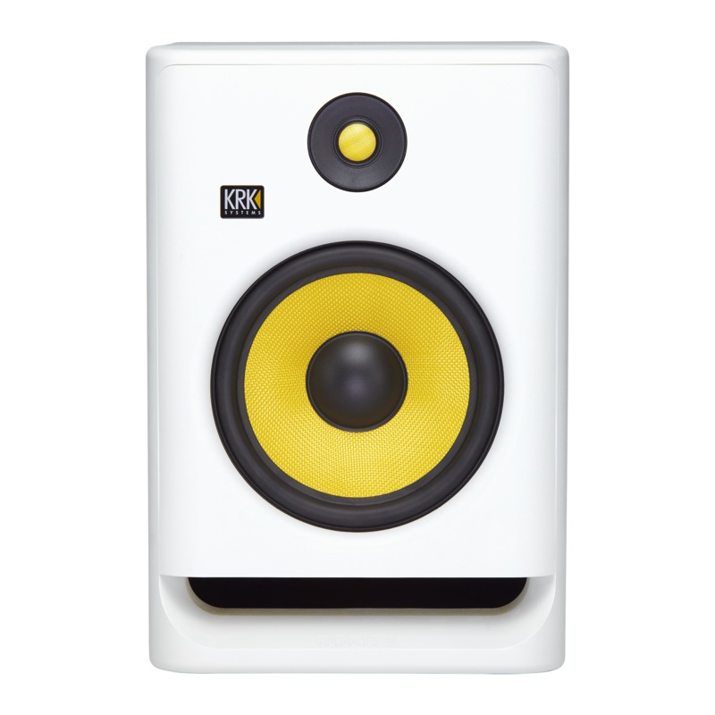 krk-rp8-rokit-g4-professional-studio-monitor-white-noise-uk KRK RP8 ROKIT G4 Professional Studio Monitor, White Noise, UK