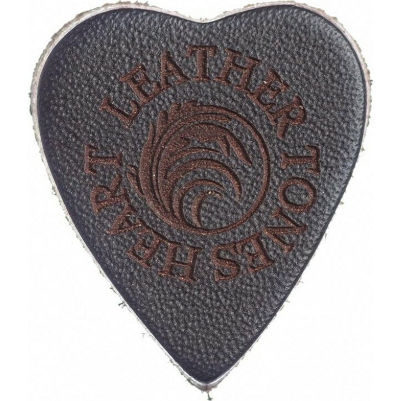 leather-tones-heart-brown-leather-single-plectrum Leather Tones Heart Brown Leather Single Plectrum
