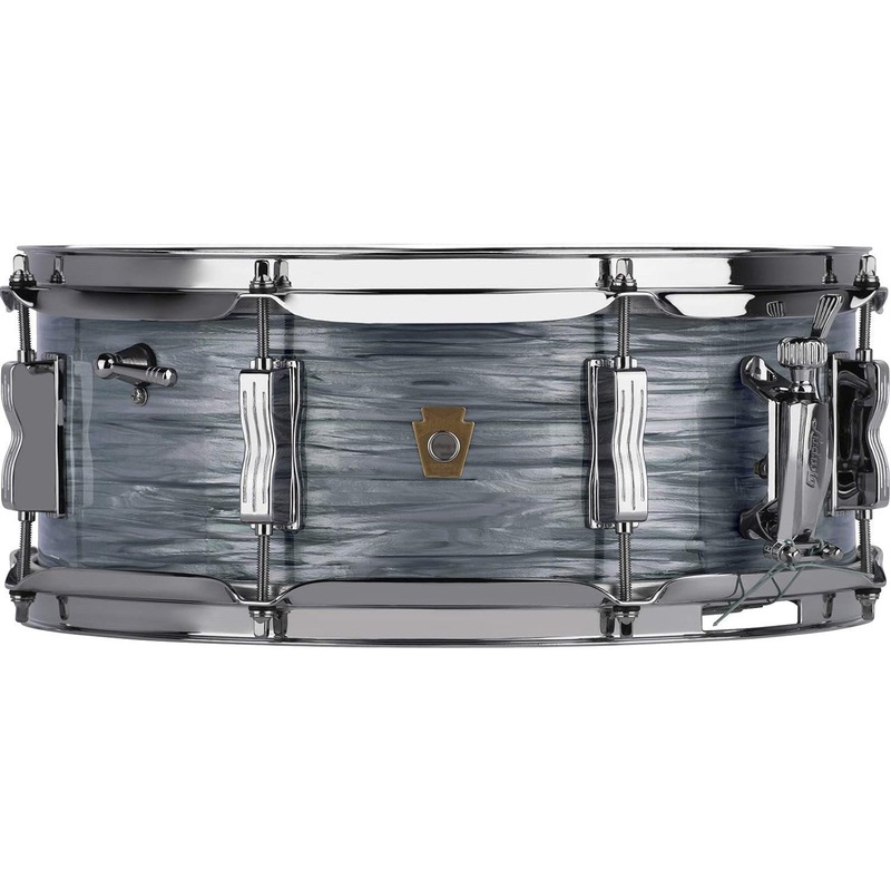 ludwig-jazz-fest-mahogany-14x5-5-vintage-blue-oyster-ls9082q Ludwig Jazz Fest Mahogany 14x5.5" - Vintage Blue Oyster (LS9082Q)