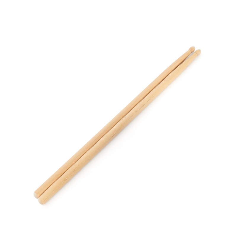 percussion-plus-5a-maple-drum-sticks-wooden-tip-pair-5a Percussion Plus 5A Maple Drum Sticks Wooden Tip (Pair) (5A)