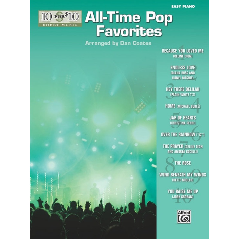 10-for-10-sheet-music-all-time-pop-favorites-easy-piano 10 for 10 Sheet Music: All-Time Pop Favorites (Easy Piano)