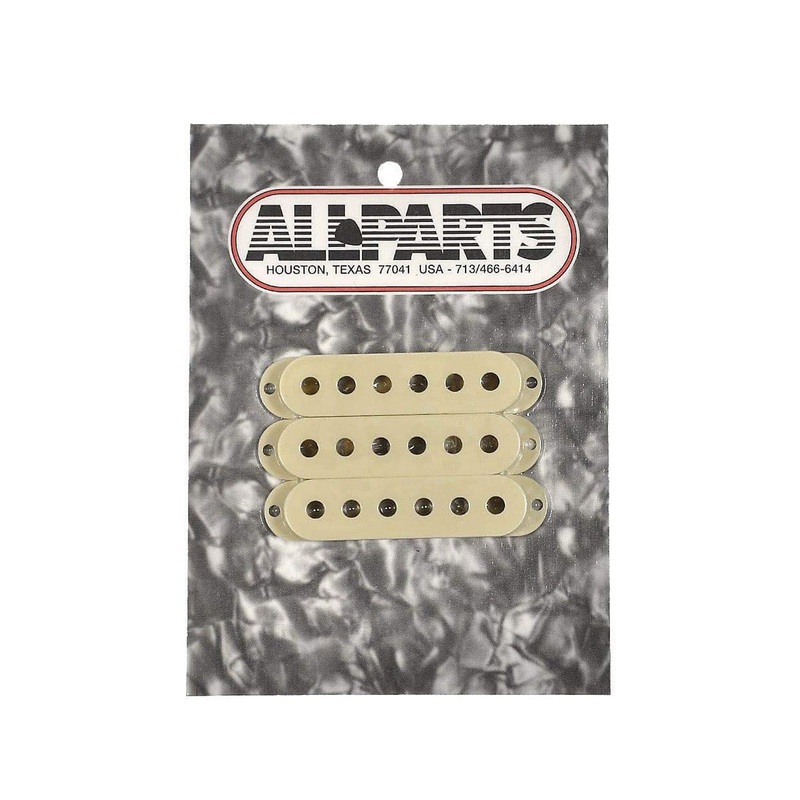 allparts-set-of-3-pickup-covers-for-stratocaster-cream Allparts Set of 3 Pickup Covers for Stratocaster, Cream