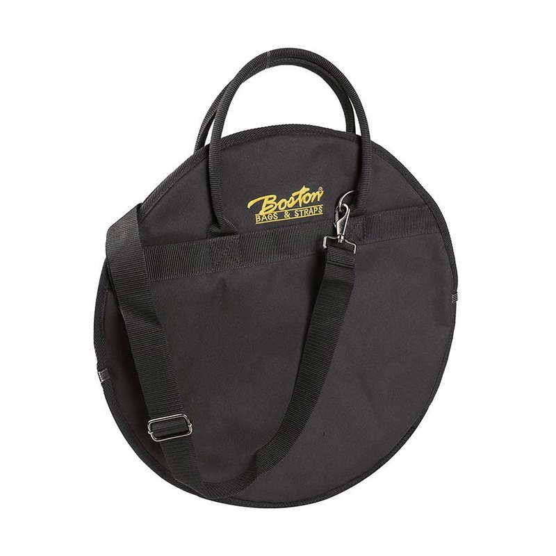 boston-cyb-16-16-cymbal-bag-black-cordura-with-strap-10mm-padding-18471 Boston CYB-16 16" Cymbal Bag Black Cordura with Strap & 10mm Padding (18471)