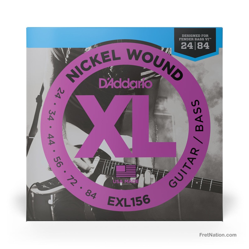 d-addario-xl-nickel-fender-bass-vi-string-set-6-string-24-84-exl156 D'Addario XL Nickel Fender Bass VI String Set - 6-String 24-84 EXL156