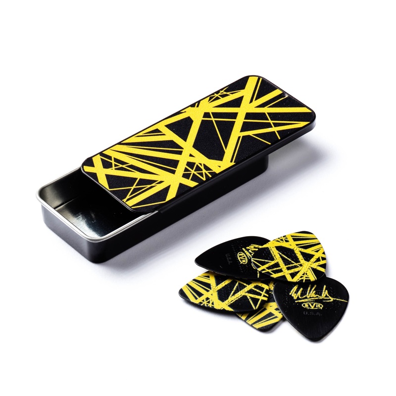 dunlop-evh-vh-ii-60mm-pick-tin-guitar-pick-refill-box-evhpt04 DUNLOP EVH VH II .60mm PICK TIN GUITAR PICK REFILL BOX - EVHPT04