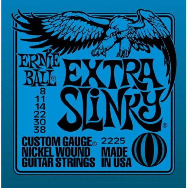 ernie-ball-2225-extra-slinky-8-38-electric-guitar-string-set Ernie Ball 2225 Extra Slinky 8-38 Electric Guitar String Set