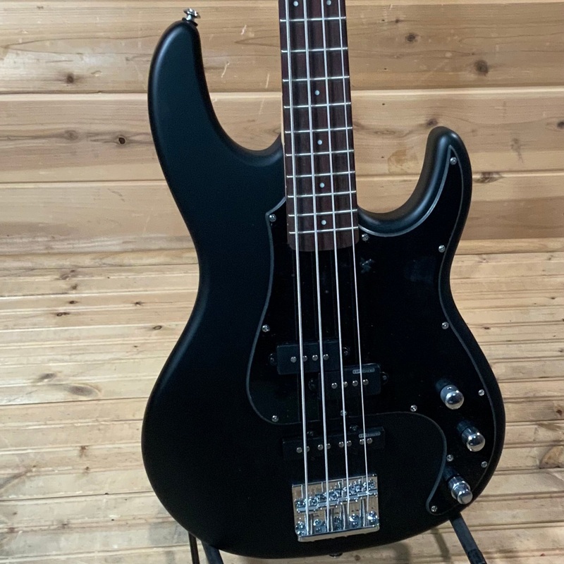 esp-ltd-ap-204-4-string-electric-bass-guitar-black-satin ESP LTD AP-204 4-String Electric Bass Guitar - Black Satin
