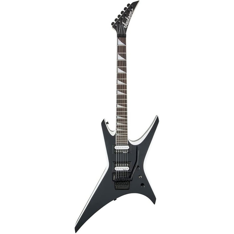 jackson-js-series-warrior-js32-amaranth-fingerboard-black-with-white-bevels-electric-guitar Jackson JS Series Warrior JS32, Amaranth Fingerboard, Black with White Bevels Electric Guitar