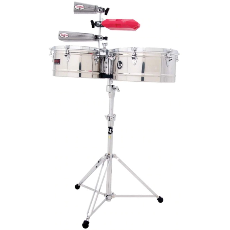 lp256-s-tito-puente-timbales-13-14-shells-stainless LP256-S Tito Puente Timbales 13" & 14" Shells/Stainless