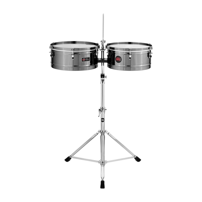 meinl-percussion-diego-camacho-signature-14-and-15-timbales-black-diamond Meinl Percussion Diego Camacho Signature 14" And 15" Timbales - Black Diamond