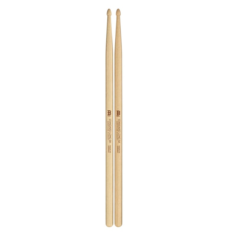 meinl-standard-long-5a-hickory-drumsticks-wood-acorn-tips Meinl Standard Long 5A Hickory Drumsticks Wood Acorn Tips