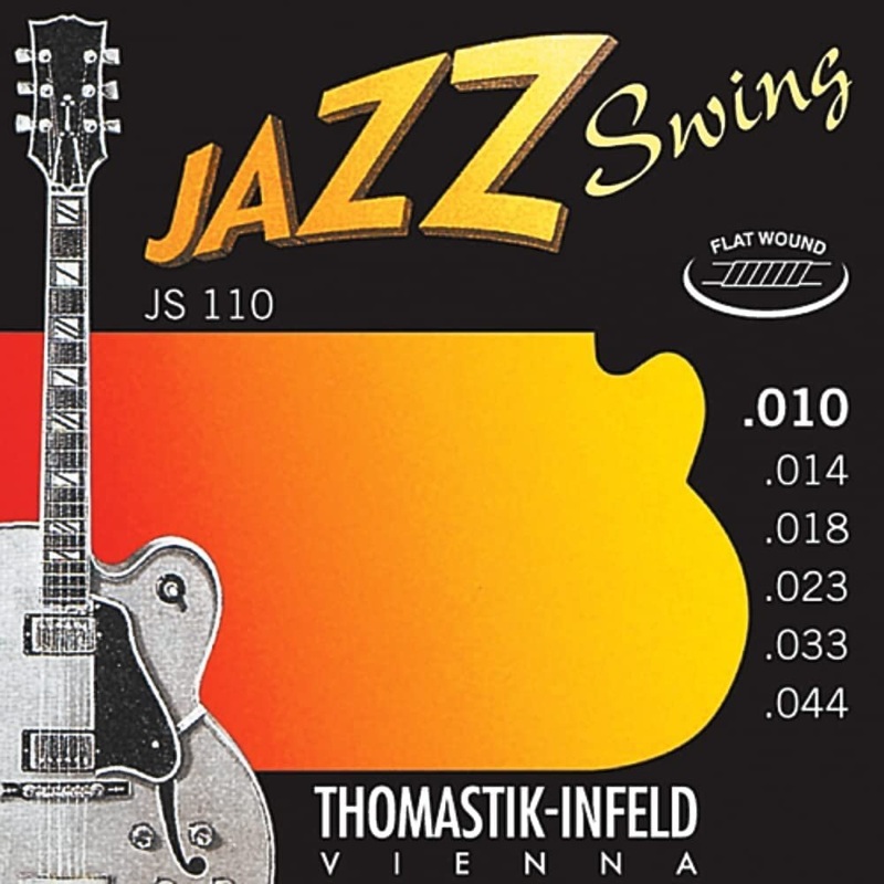 thomastik-infeld-jazz-guitar-swing-series-6-string-pure-nickel-flat-wounds-e-b-g-d-a-e-set-js110 Thomastik-Infeld Jazz Guitar Swing Series 6 String Pure Nickel Flat Wounds E, B, G, D, A, E Set (JS110)