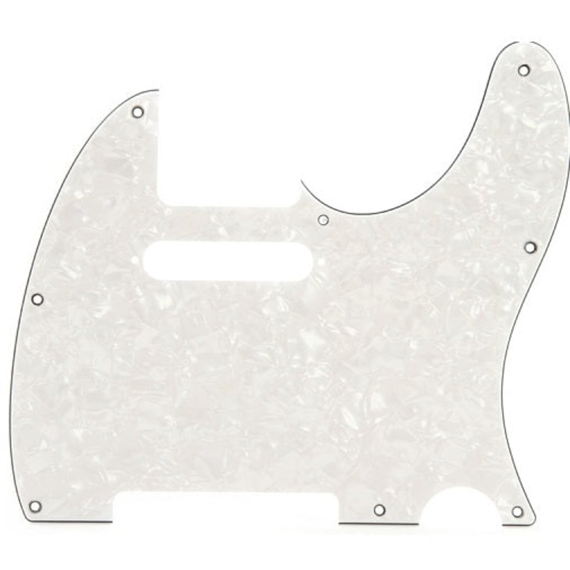 wd-custom-pickguards-for-fender-telecaster-or-similar-style-pearl-white-finish WD Custom Pickguards - For Fender Telecaster Or Similar Style - Pearl White Finish