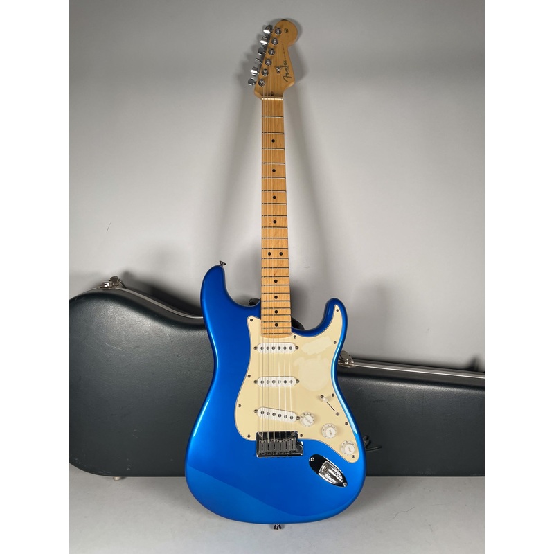 2004-fender-american-series-50th-anniversary-stratocaster-chrome-blue-w-ohsc 2004 Fender American Series 50th Anniversary Stratocaster Chrome Blue w/OHSC