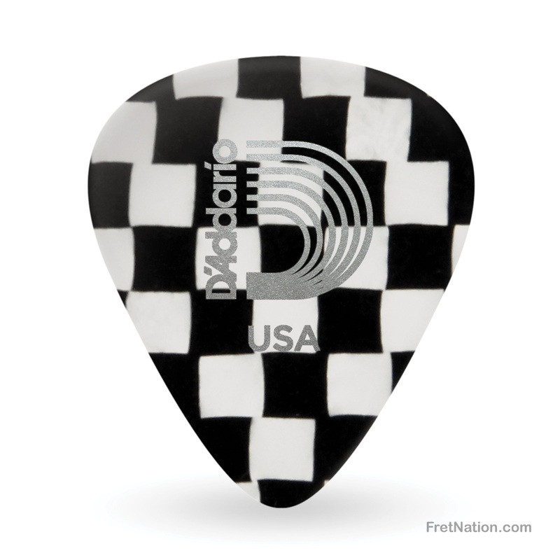 d-addario-classic-checkerboard-celluloid-guitar-picks-10-pack-heavy-1ccb6-10 D'Addario Classic Checkerboard Celluloid Guitar Picks, 10 pack, Heavy - 1CCB6-10