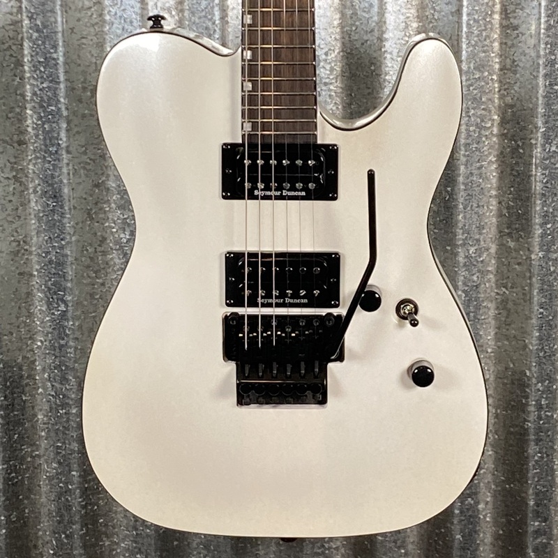 esp-ltd-eclipse-87-seymour-duncan-floyd-rose-pearl-white-guitar-leclipse87pw-2020-used ESP LTD Eclipse '87 Seymour Duncan Floyd Rose Pearl White Guitar LECLIPSE87PW #2020 Used