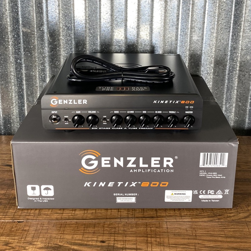genzler-knx-800-kinetix-800-watt-tube-preamp-bass-amplifier-head Genzler KNX-800 Kinetix 800 Watt Tube Preamp Bass Amplifier Head