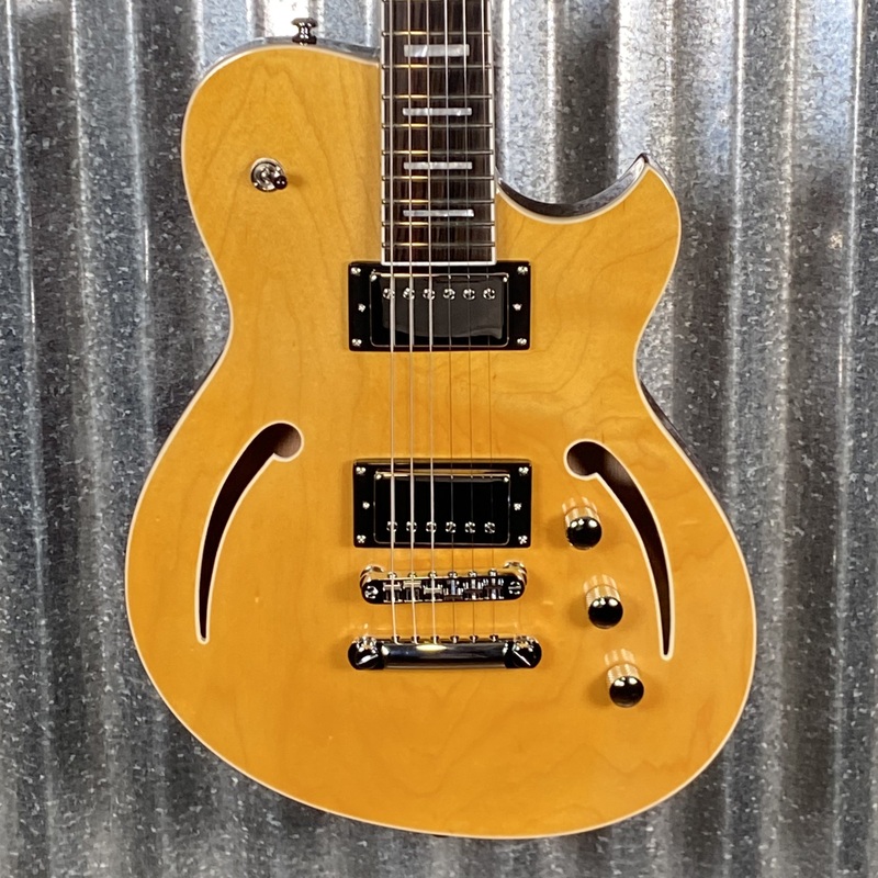 reverend-limited-edition-roundhouse-semi-hollow-body-archtop-vintage-clear-natural-guitar-case-24 Reverend Limited Edition Roundhouse Semi Hollow Body Archtop Vintage Clear Natural Guitar & Case #24