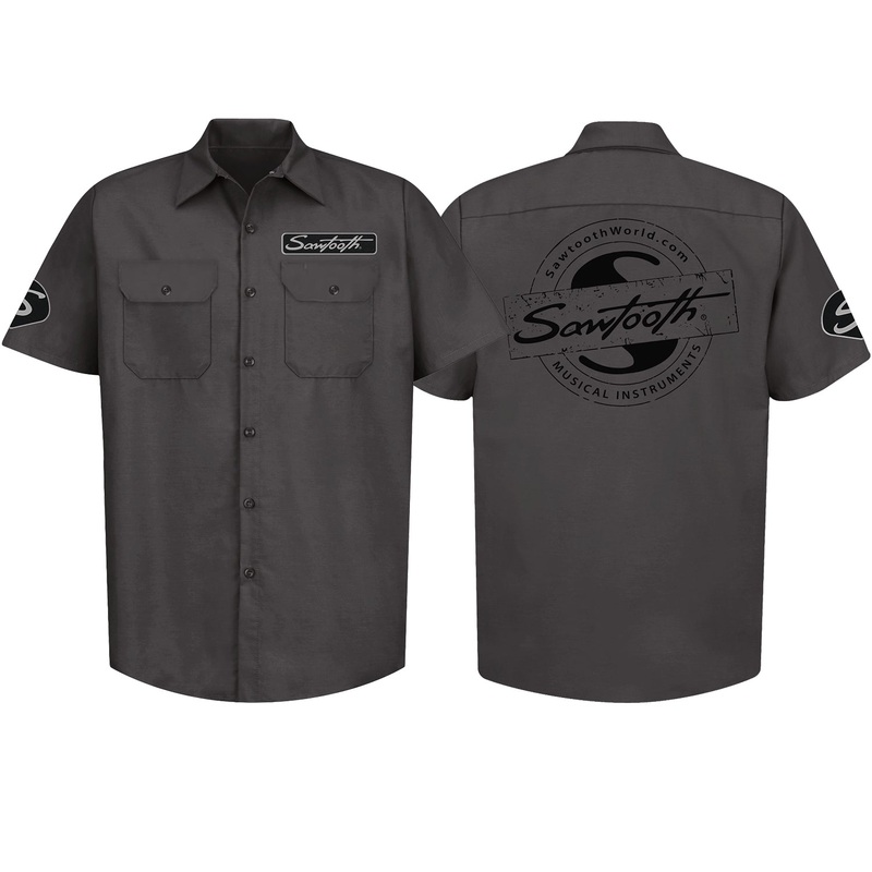 sawtooth-short-sleeved-work-shirt-with-logo-xxl Sawtooth Short Sleeved Work Shirt with Logo, XXL