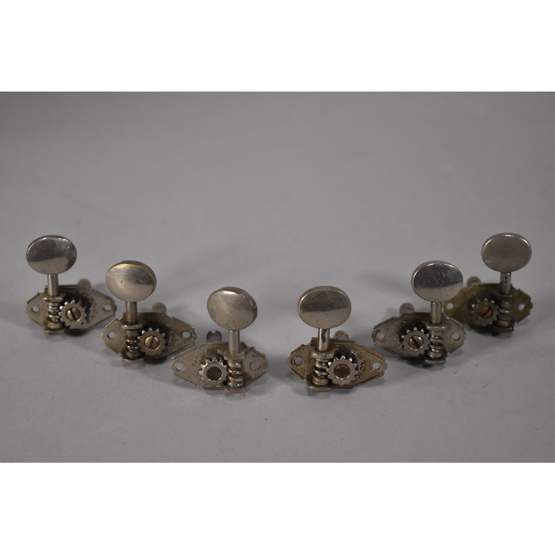 1930s-grover-sta-tite-open-gear-tuners-3x3-pre-war-martin-nickel 1930s Grover Sta-Tite Open-Gear Tuners 3x3 Pre-War Martin Nickel