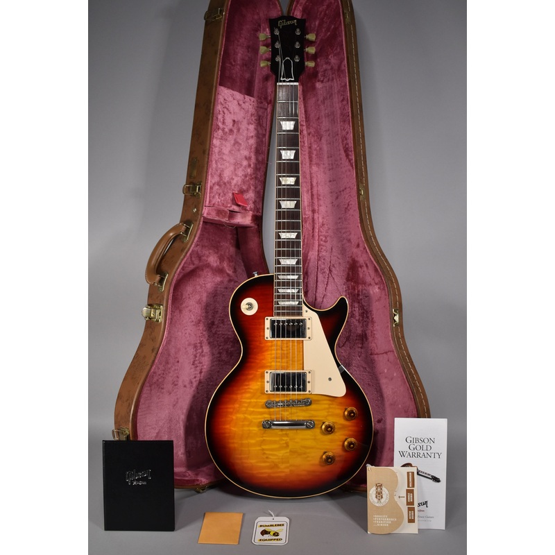 2018-gibson-custom-shop-59-les-paul-standard-reissue-tri-burst-w-ohsc 2018 Gibson Custom Shop '59 Les Paul Standard Reissue Tri-Burst w/OHSC