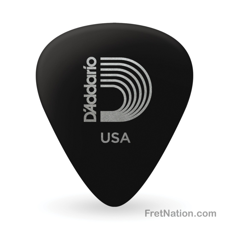 d-addario-classic-black-pearl-celluloid-guitar-picks-25-pack-extra-heavy-1cbkp7-25 D'Addario Classic Black Pearl Celluloid Guitar Picks, 25 pack, Extra Heavy - 1CBKP7-25