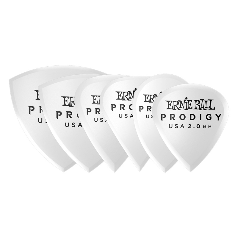 ernie-ball-prodigy-2-0mm-delrin-guitar-picks-6-pack-white-multipack Ernie Ball Prodigy 2.0mm Delrin Guitar Picks 6 Pack - White Multipack