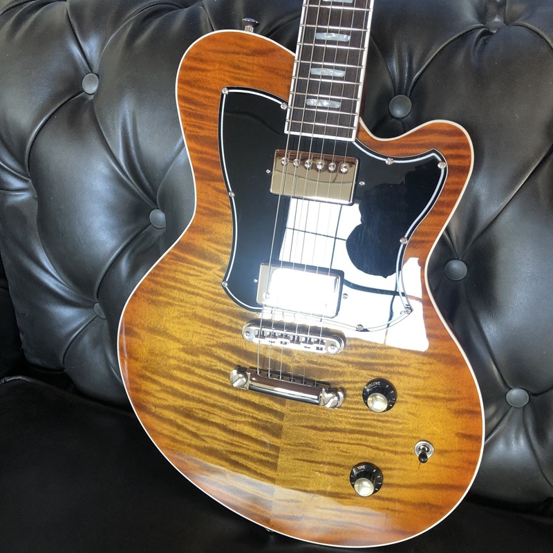 kauer-guitars-starliner-deluxe-tiger-burst-1026-114 Kauer Guitars Starliner Deluxe, Tiger Burst - #1026-114