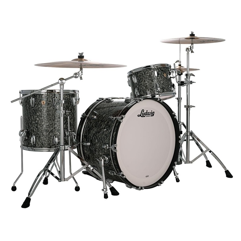 ludwig-classic-maple-pro-beat-3pc-shell-pack-w-24-kick-black-pearl Ludwig Classic Maple Pro Beat 3pc Shell Pack w/24" Kick - Black Pearl