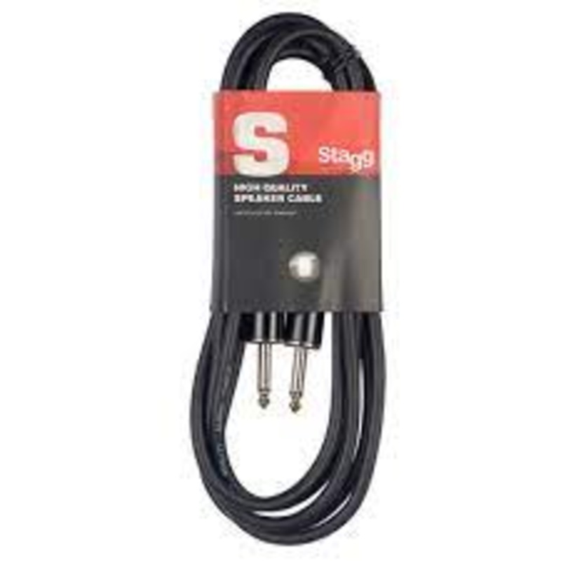 stagg-ssp1-5pp15-1-5m-speaker-cable-jackjack-2-x-1-5mm-16-awg-black Stagg SSP1,5PP15 1.5m Speaker Cable, JackJack, 2 x 1.5mm (16 AWG), Black