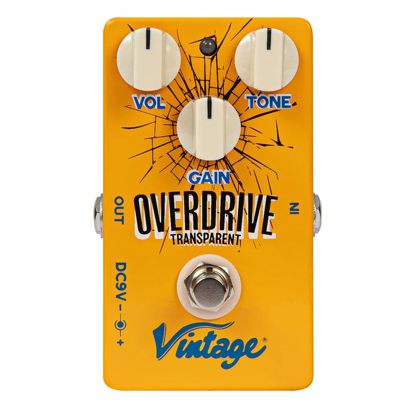 vintage-transparent-overdrive-effects-pedal-vfx08 Vintage Transparent Overdrive Effects Pedal - VFX08