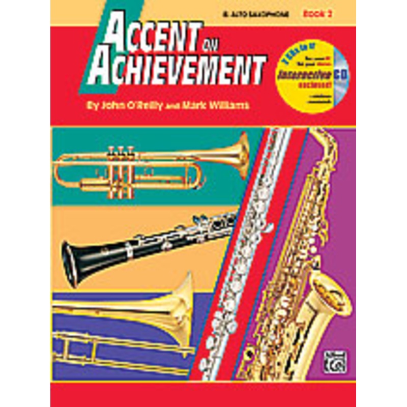 alfred-s-18261-accent-on-achievement-alto-sax-book-2-saxophone-music-book Alfred's 18261 Accent on Achievement Alto Sax Book 2 Saxophone Music Book