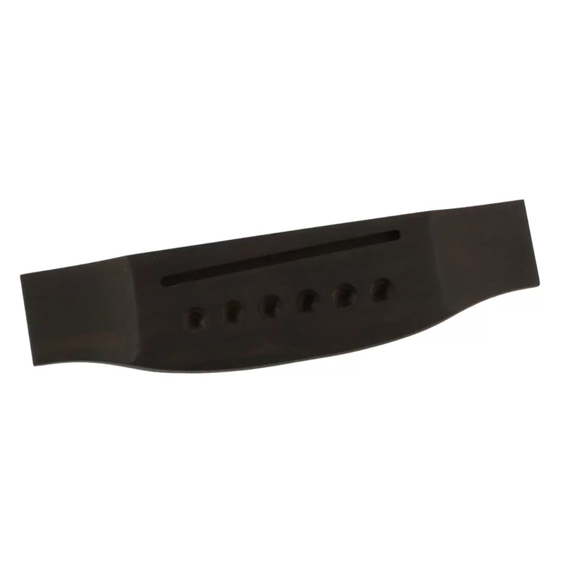 all-parts-gb-0850-0e0-acoustic-bridge-ebony All Parts GB-0850-0E0 Acoustic Bridge - Ebony
