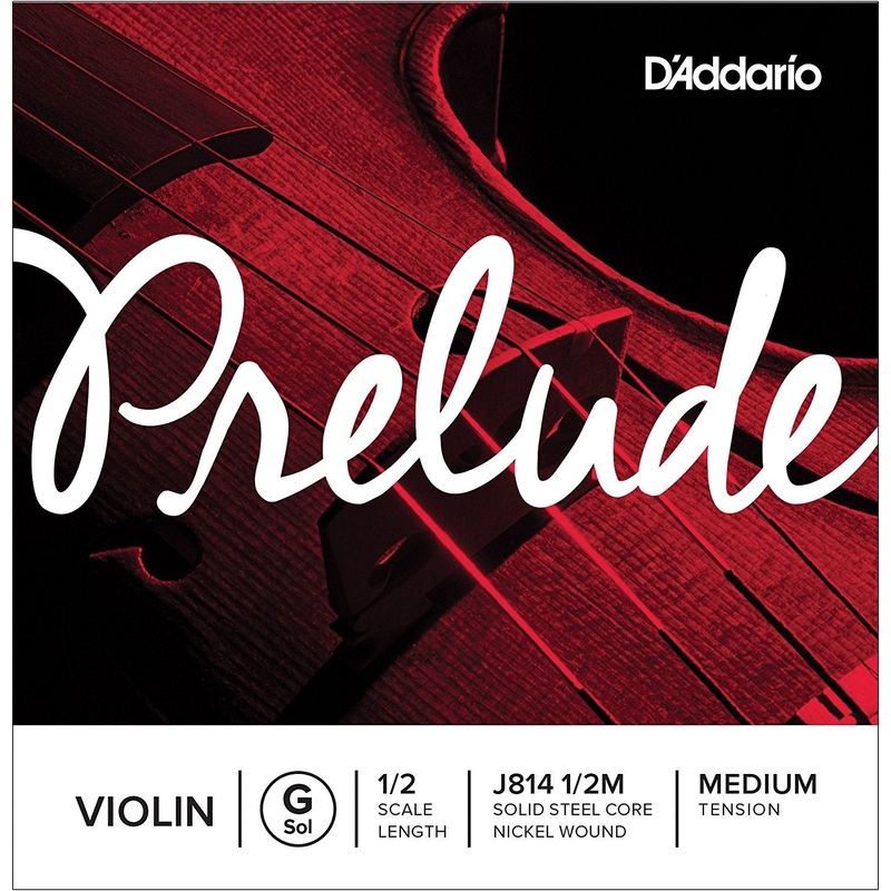 d-addario-j814-m-prelude-1-2-size-violin-g-string D'Addario J814 M Prelude 1/2 Size Violin G String