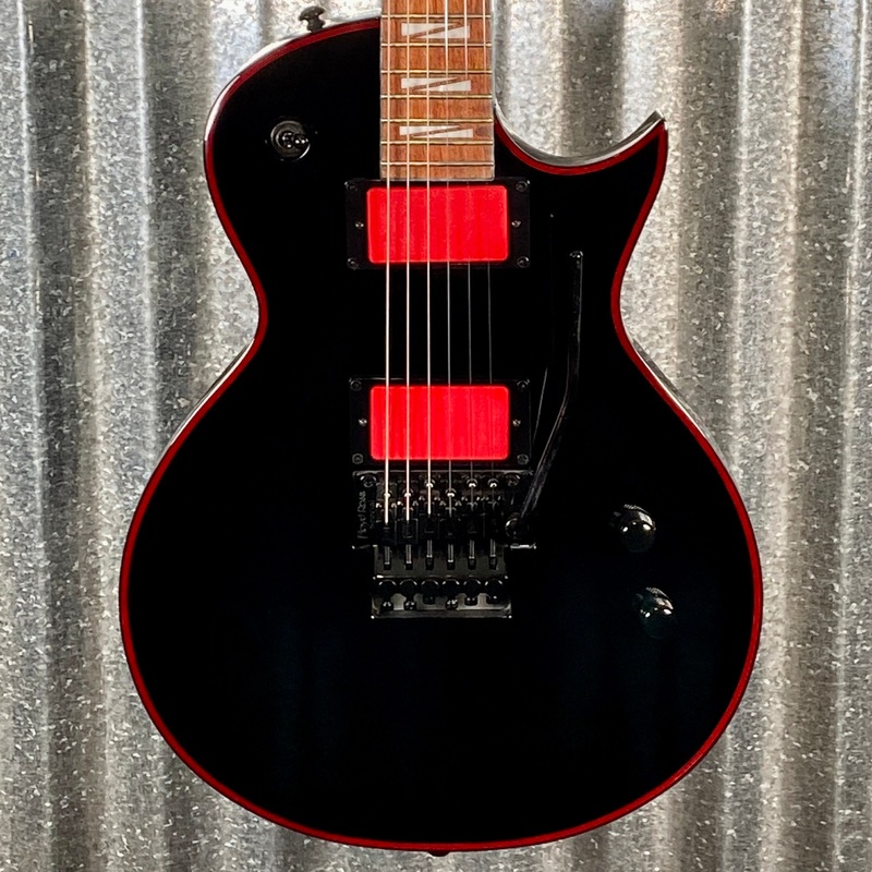 esp-ltd-gh-200-gary-holt-floyd-rose-black-guitar-lgh200blk-0227-used ESP LTD GH-200 Gary Holt Floyd Rose Black Guitar LGH200BLK #0227 Used