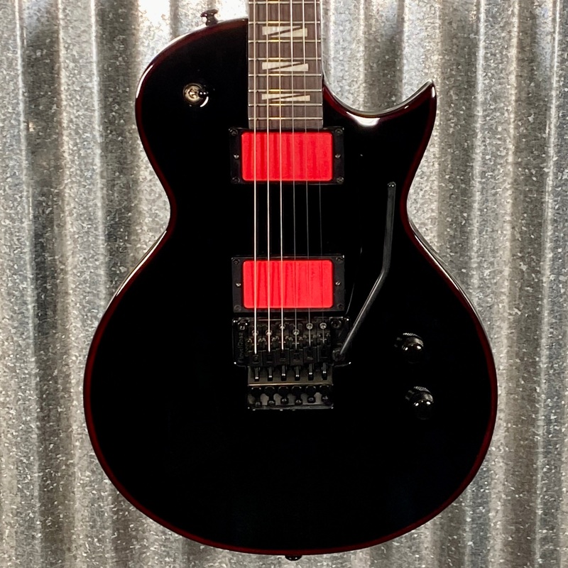 esp-ltd-gh-200-gary-holt-floyd-rose-black-guitar-lgh200blk-0857-used ESP LTD GH-200 Gary Holt Floyd Rose Black Guitar LGH200BLK #0857 Used
