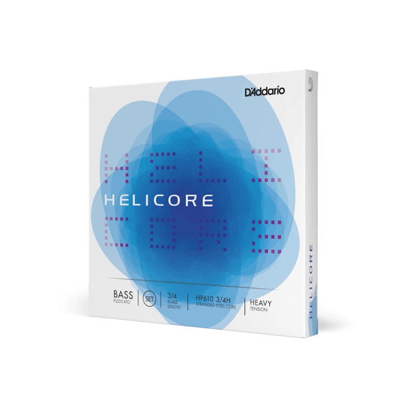 helicore-pizzicato-bass-string-set-3-4-scale-heavy-tension Helicore Pizzicato Bass String Set, 3/4 Scale, Heavy Tension