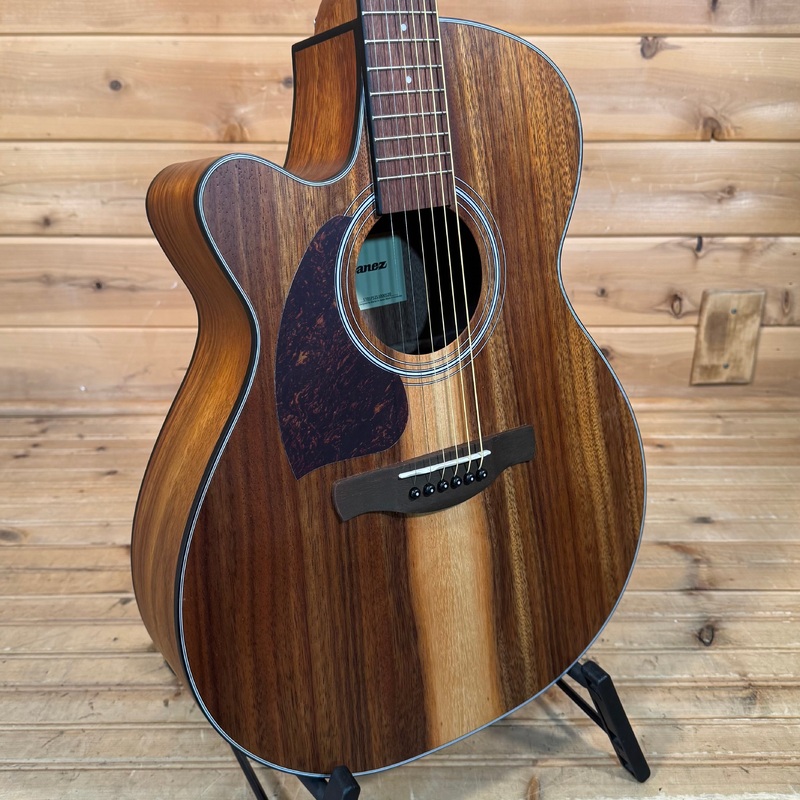 ibanez-pc50wslce-left-handed-acoustic-guitar-open-pore-brown Ibanez PC50WSLCE Left Handed Acoustic Guitar - Open Pore Brown