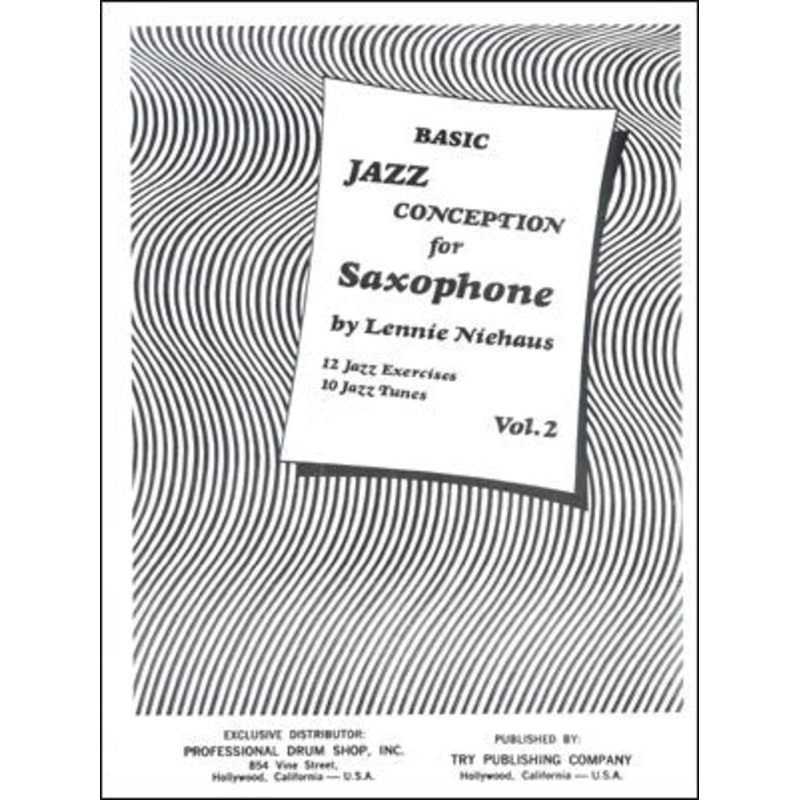 jamey-aebersold-ln2-basic-jazz-conception-saxophone-2-w-cd Jamey Aebersold LN2 Basic Jazz Conception Saxophone #2 W/CD