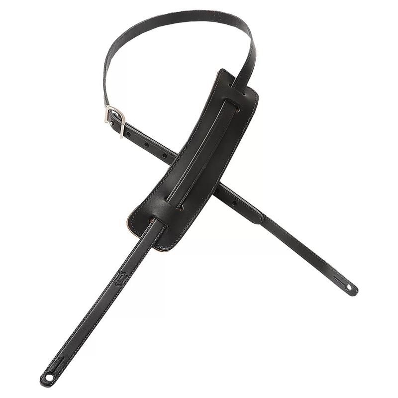levy-s-m25-blk-holly-deluxe-series-guitar-strap-black Levy's M25-BLK HOLLY DELUXE SERIES Guitar Strap - Black