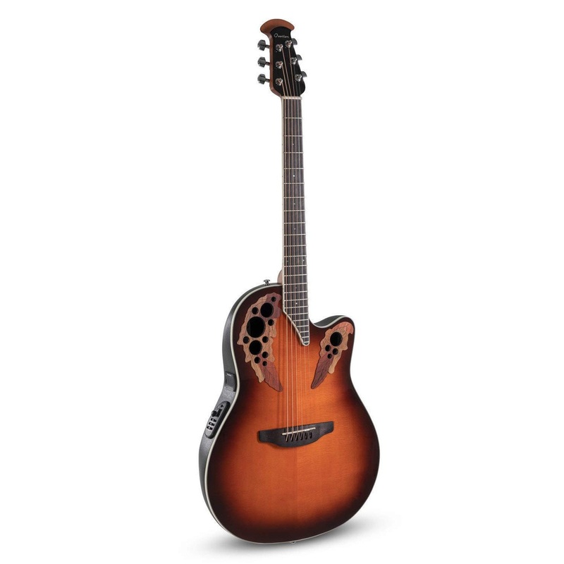 ovation-celebrity-elite-acoustic-electric-guitar-sunburst-ce48-1-g Ovation Celebrity Elite Acoustic-Electric Guitar, Sunburst (CE48-1-G)