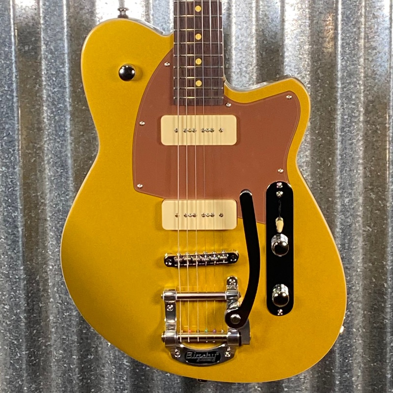 reverend-charger-290-bigsby-venetian-gold-guitar-65507 Reverend Charger 290 Bigsby Venetian Gold Guitar #65507