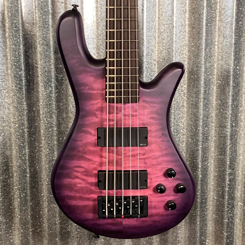 spector-ns-pulse-ii-5-string-bass-utra-violet-matte-nspulse5uvm-0496 Spector NS Pulse II 5 String Bass Utra Violet Matte NSPULSE5UVM #0496