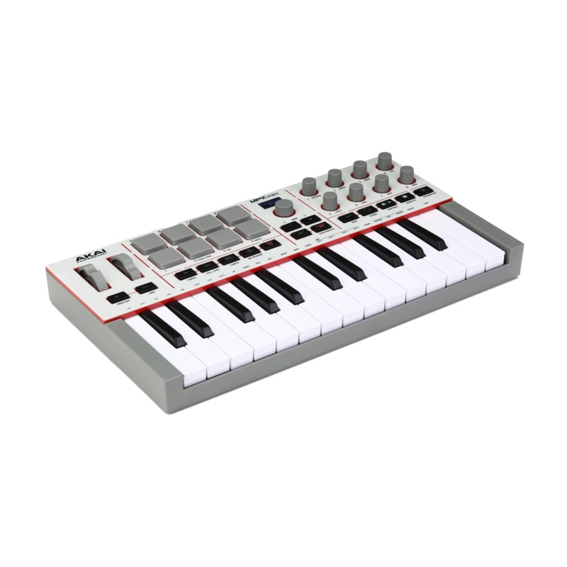 akai-professional-mpk-mini-iv-25-key-midi-keyboard-controller-white Akai Professional MPK Mini IV 25-Key Midi Keyboard Controller - White