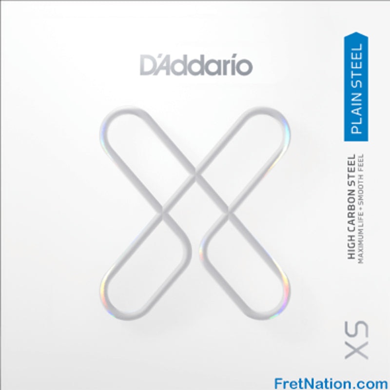 d-addario-xs-coated-plain-steel-single-guitar-string-008p-xspl008 D'Addario XS Coated Plain Steel Single Guitar String .008p XSPL008