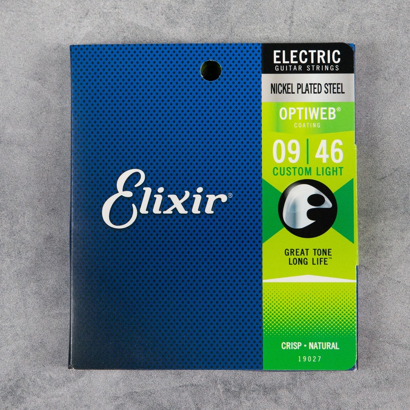 elixir-19027-optiweb-coated-nickel-plated-electric-guitar-strings-custom-light-9-46 Elixir 19027 Optiweb Coated Nickel Plated Electric Guitar Strings, Custom Light, 9-46