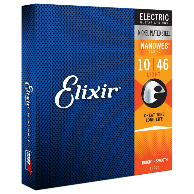 elixir-nanoweb-electric-guitar-6-string-set-10-46-light-12052 Elixir NANOWEB Electric Guitar 6-String Set - 10-46 Light 12052