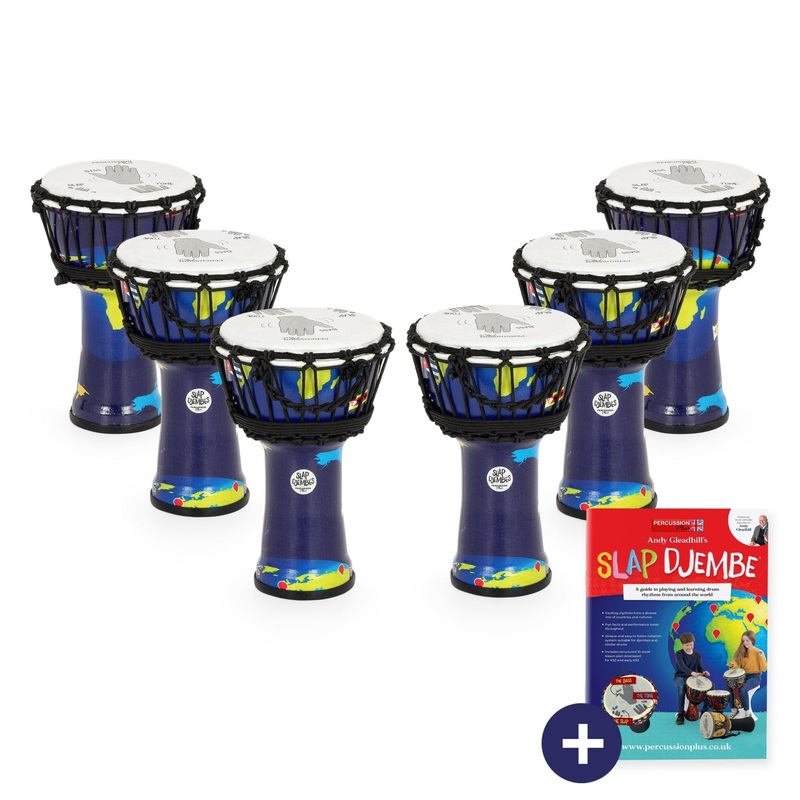 percussion-plus-world-slap-djembe-6-x-7-pack-rope-tuned Percussion Plus World Slap Djembe 6 x 7" pack - rope tuned