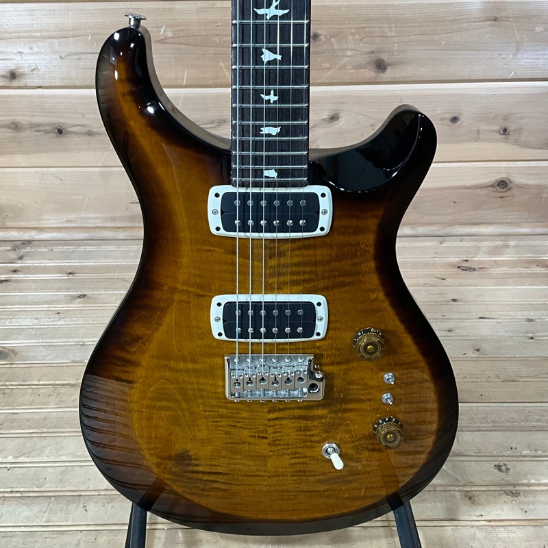 prs-2024-s2-custom-24-08-electric-guitar-black-amber PRS 2024 S2 Custom 24-08 Electric Guitar - Black Amber