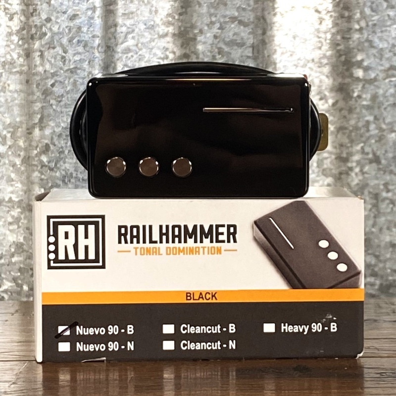 railhammer-nuevo-90-bridge-black-humcutter-guitar-pickup Railhammer Nuevo 90 Bridge Black Humcutter Guitar Pickup